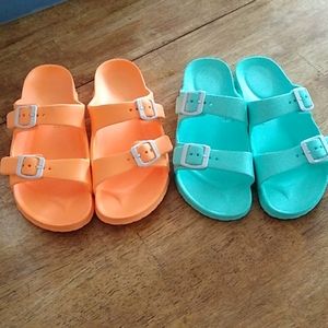 Buckle Foam Sandals